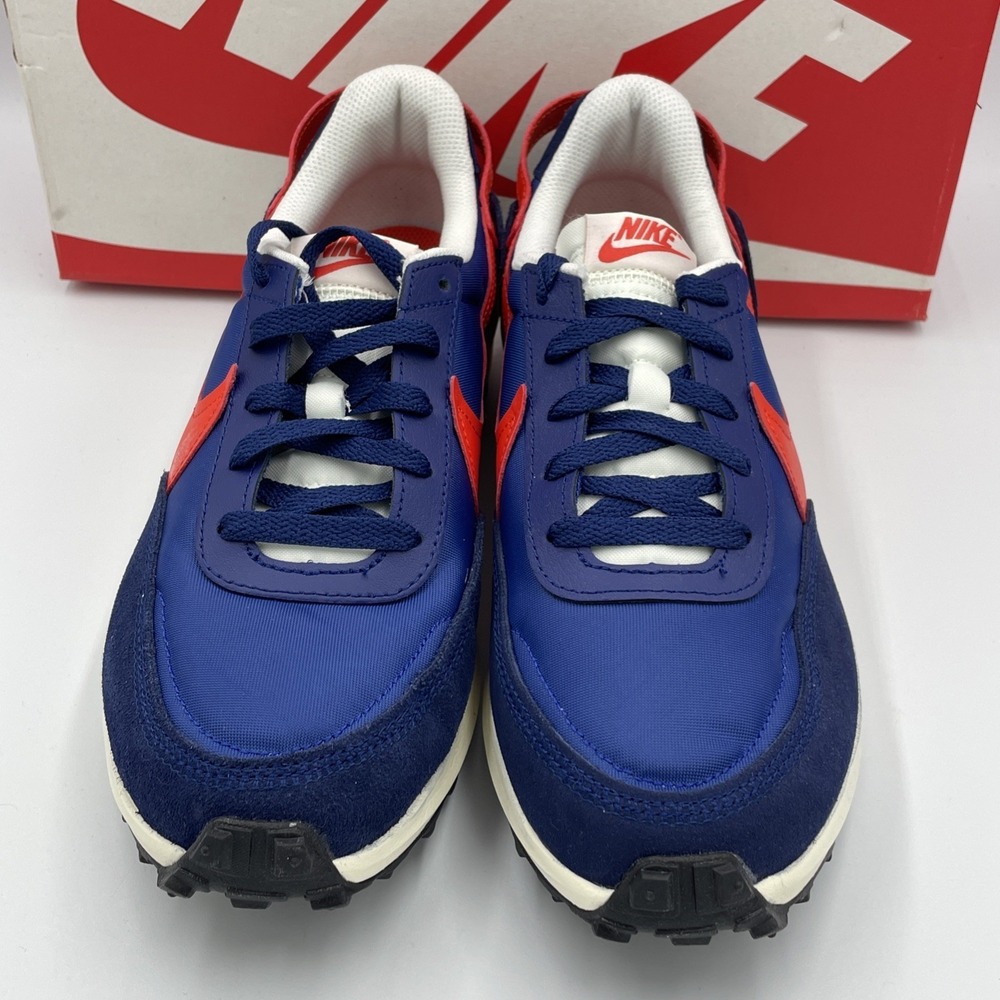 Nike Shoes Women's Sz 9.5 Blue Void Red Waffle Debut Running Sneakers IB4364-492 - Picture 2 of 7